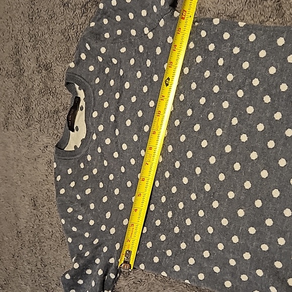 Polka Dot Grey Sweater - Picture 5 of 7